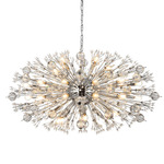 Vera Oval Pendant - Chrome