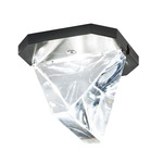 Tripla Ceiling Light - Anthracite / Clear