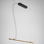Freeline Linear Pendant - Bronze