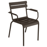 Luxembourg Aluminum Armchair Set of 2 - Tonka Brown