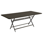 Caractere Large Folding Dining Table - Tonka Brown