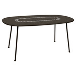 Lorette Oval Dining Table - Tonka Brown
