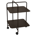 Alfred Rolling Side Table - Tonka Brown