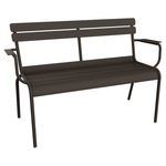 Luxembourg 2 Seater Garden Bench - Tonka Brown