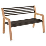 Somerset Bench - Natural Wood / Tonka Brown