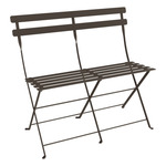 Bistro 2-Seater Folding Bench - Tonka Brown