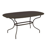 Opera+ Oval Dining Table - Tonka Brown