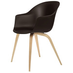 Bat Dining Chair - Oak / Mocha Brown