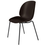 Beetle Stackable Dining Chair - Black Matte / Mocha Brown