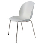Beetle Stackable Dining Chair - Chrome / Lunar Grey
