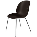 Beetle Dining Chair - Black Chrome / Mocha Brown