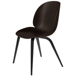Beetle Dining Chair - Black Stained Beech / Mocha Brown