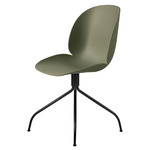 Beetle Swivel Meeting Chair - Black Matte / Fern Green