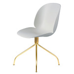 Beetle Swivel Meeting Chair - Brass Semi Matte / Lunar Grey