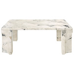 Doric Coffee Table - Electric Grey Stone