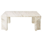 Doric Coffee Table - Neutral White Travertine
