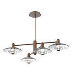 Cirrus Mobile Chandelier - Burnished Bronze / Clear Granite