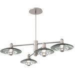 Cirrus Mobile Chandelier - Beige Silver / Smoke Granite