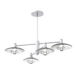 Cirrus Mobile Chandelier - Classic Silver / Clear Granite