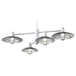 Cirrus Mobile Chandelier - Classic Silver / Smoke Granite