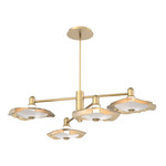 Cumulus Mobile Chandelier - Gilded Brass
