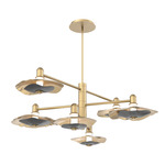 Cumulus Mobile Chandelier - Gilded Brass