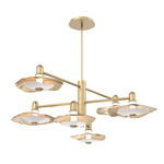 Cumulus Mobile Chandelier - Gilded Brass