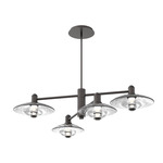 Cirrus Mobile Chandelier - Graphite / Clear Granite