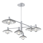 Cirrus Mobile Chandelier - Classic Silver / Clear Granite