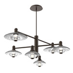Cirrus Mobile Chandelier - Flat Bronze / Clear Granite