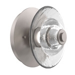 Cirrus Wall Sconce / Ceiling Flush Light - Beige Silver / Clear Granite