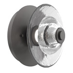 Cirrus Wall Sconce / Ceiling Flush Light - Graphite / Clear Granite