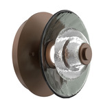 Cirrus Wall Sconce / Ceiling Flush Light - Burnished Bronze / Smoke Granite