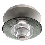 Cirrus Wall Sconce / Ceiling Flush Light - Beige Silver / Smoke Granite