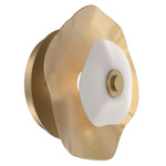 Cumulus Wall Sconce / Ceiling Flush Light - Gilded Brass