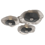 Cumulus Hub & Spoke Ceiling / Wall Sconce - Beige Silver