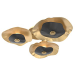 Cumulus Hub & Spoke Ceiling / Wall Sconce - Gilded Brass