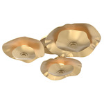 Cumulus Hub & Spoke Ceiling / Wall Sconce - Gilded Brass