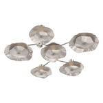 Cumulus Hub & Spoke Ceiling / Wall Sconce - Beige Silver