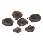 Cumulus Hub & Spoke Ceiling / Wall Sconce - Flat Bronze