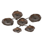 Cumulus Hub & Spoke Ceiling / Wall Sconce - Flat Bronze