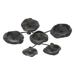 Cumulus Hub & Spoke Ceiling / Wall Sconce - Matte Black