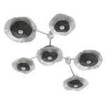 Cumulus Hub & Spoke Linear Ceiling / Wall Sconce - Classic Silver