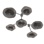 Cumulus Hub & Spoke Linear Ceiling / Wall Sconce - Graphite