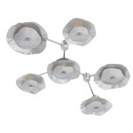 Cumulus Hub & Spoke Linear Ceiling / Wall Sconce - Classic Silver