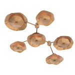 Cumulus Hub & Spoke Linear Ceiling / Wall Sconce - Novel Brass