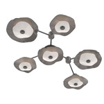 Cumulus Hub & Spoke Linear Ceiling / Wall Sconce - Graphite