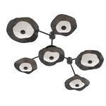 Cumulus Hub & Spoke Linear Ceiling / Wall Sconce - Matte Black