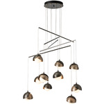 Brooklyn Mobile Pendant - Dark Smoke / Soft Gold