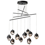 Chrysalis Mobile Pendant - Black / Black Crystal